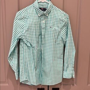 Vineyard Vines Boys check shirt size M.